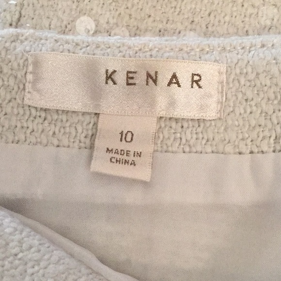 Kenar ivory skirt with sequins - Picture 3 of 4